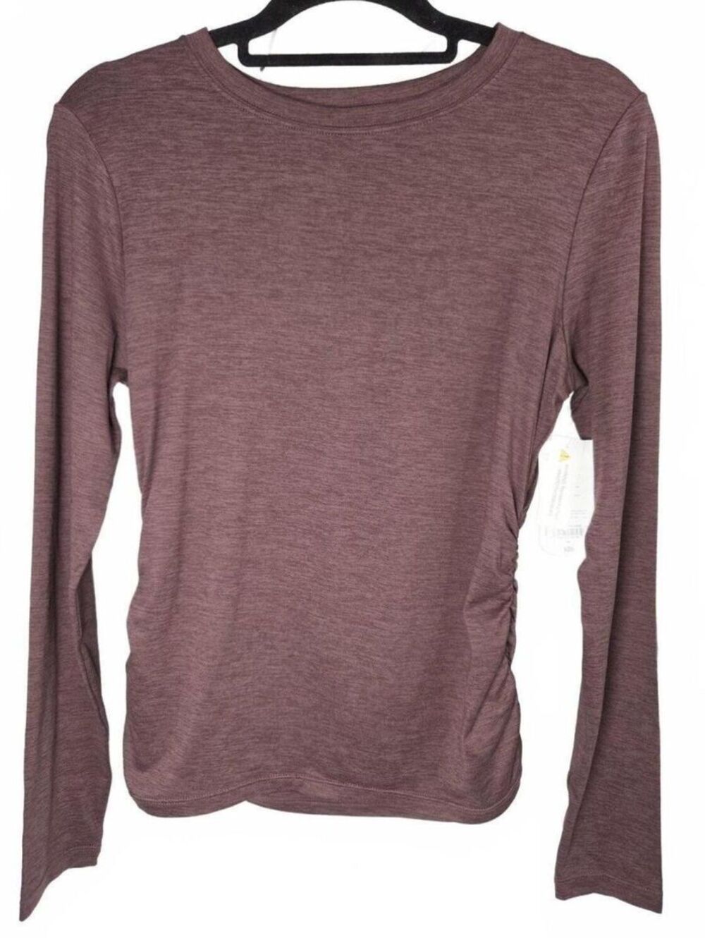XERSION Long Sleeve Ruched Side Top Size M NWT